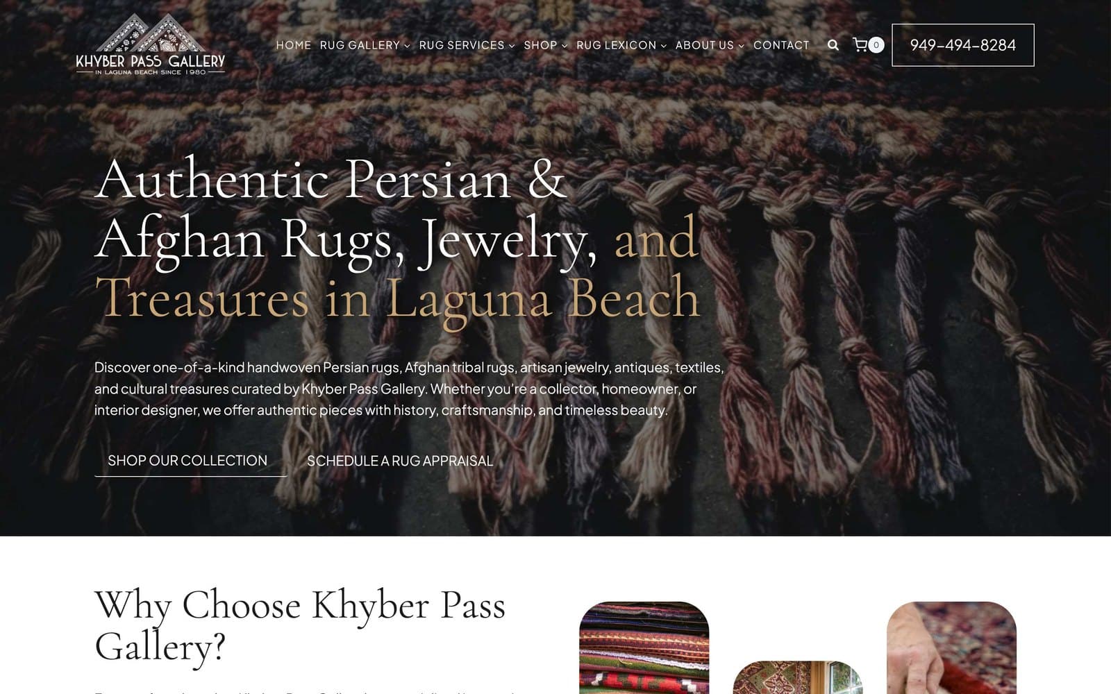 Before: the old WordPress and WooCommerce store